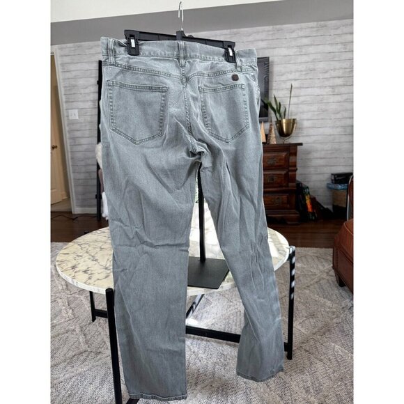 Brooks Brothers Grey 5-Pocket pants Chino Pants Mens Size 34W 32L - Picture 2 of 6